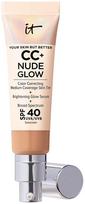 Skystas makiažo pagrindas IT Cosmetics CC+ Nude Glow, SPF 40, medium tan, 32 ml