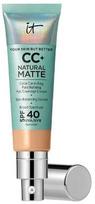 CC veido kremas IT Cosmetics Natural Matte, SPF 40, medium, 32 ml