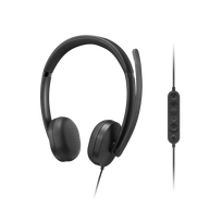 Lenovo Wired VoIP Headset 5000 (Teams) | Built-in microphone | USB Type-A, USB Type-C | Black
