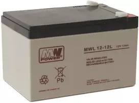 Mw Power MWPower MWL 12V 12Ah AGM akumuliatorius, 10-12 metų