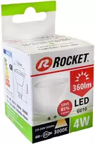 Rocket 4W GU10 360lm 3000K A+ LED lemputė, 1 vnt.