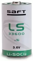 SAFT R20 D LS33600 3,6V 17000mAh elementas