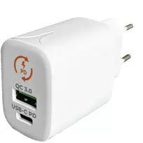 Rocket 5-12V USB QC 3.0 ir USB-C PD 20W įkroviklis