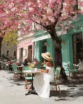 Beldizart (Nebegaminamas) Deimantinis paveikslas su porėmiu "Žydinti diena" 40x50 cm DP435