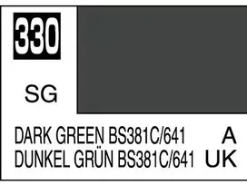 Mr Hobby Mr.Hobby Mr.Color C330 BS381C/641 tamsiai žali nitro dažai, 10 ml