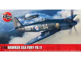 Airfix Hawker Sea Fury FB.11 1/48 mastelio plastikinis lėktuvo modelis A06105A