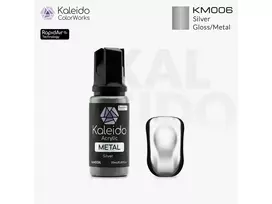 Kaleido ColorWorks RapidAir akriliniai dažai Sidabrinis, Metal Colors 20 ml