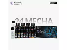 Kaleido ColorWorks Mecha Colors akrilinių dažų rinkinys 24 vnt purkštuvui