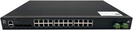 Šakotuvas Level One Switch LevelOne LevelOne IXP-2871 linki jungiama į tinklą Managed L2+ Gigabit Ethernet (10/100/1000) PoE palaikymas Juodas