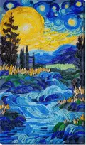 Abris Art Siuvinėjimo biseriu rinkinys Už krioklio, didelis paveikslas