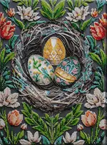 Abris Art Siuvinėjimo karoliukais rinkinys „Cherish Traditions“ 30x41 cm AAB-934