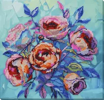 Abris Art Karoliukų siuvinėjimo rinkinys „Rožės sielai“ 31x30 cm AAB-945
