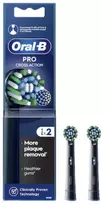 Dantų šepetėlis Oral-B EB50BRB CrossAction | 2 vnt. | juoda