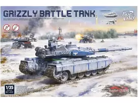 Border Model Grizzly tankas Raudona Alert 2 plastikinis 1/35 modelis