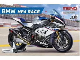 Meng Model BMW HP4 Race 1/9 plastikinis surenkamas motociklo modelis Meng