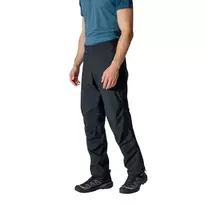 Vyriškos kelnės nuo lietaus Rab Downpour Mountain Pants Short Leg - Juoda - L