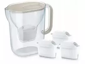 BRITA Style ESSENTIAL XL smėlio filtro ąsotis + 3 x MX Pro Pure Performance filtrai