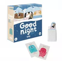 Londji edukacinis žaidimas „Good Night“ 3in1 atminties, loginio mąstymo ir derinimo lavinimui, vaikams nuo 3 metų