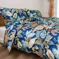 Saules Patalyne Satino patalynės komplektas DŽIUNGLIŲ ŠOKIS, 3 dalių, 200x220 cm