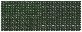 Balkono ekranas su lapais Tamsiai žalia 400 x 150 cm