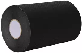 Dirbtinio žolės juosta su klijais Juoda 15 cm x 10 m