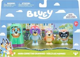 Figūrėlių rinkinys Tm Toys Bluey Here Come The Grannies, 4 vnt., įvairių spalvų