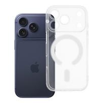CLEAR MAG COVER dėklas telefonui su kameros apsauga, suderinamas su Magnetiniu IPHONE 17 PRO permatomas