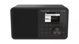Telestar TOP 200 Nešiojama Analoginis ir skaitmeninis Juoda