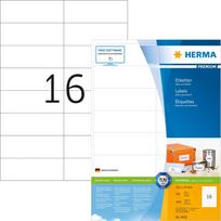 No Name HERMA Labels Premium A4 105x37 mm white paper matt 3200 pcs.