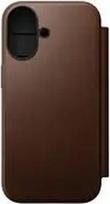 No Name NOMAD Modern Leather Folio - skórzane etui do iPhone 17 kompatybilne z MagSafe (brown) [go]