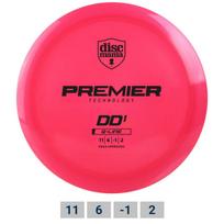 Diskgolfo diskas DISCMANIA Distance Driver Q-LINE PREMIER DD1 Salmon Pink