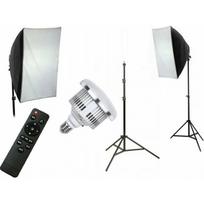 Zestaw studyjny Xrec Zestaw 5w1 Lampa Led 200w (1600w) 3000-6500k + Pilot Softbox 50x70cm Statyw 230cm / Led803 | SB8961 | 5904647823587