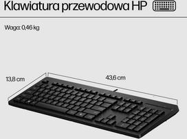 Klawiatura HP 125 (125 Wired Keyboard Estonia) | 125 Wired Keyboard Estonia | 5715063536339