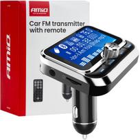 Transmiter samochodowy fm z pilotem 2×usb-a 12v 24vamio-04657 | 5903293046579 | 5903293046579