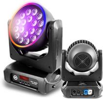 Lampa studyjna LIGHT4ME Głowica ruchoma wash LED DMX efekt ring 60x0,2W SKY WASH 18x10W RGBW | 5908249840201 | 5908249840201