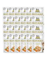 BRIT Care Fillets in Jelly with Fine Trout & Cod 24 x 85 g menkė ir upėtakis