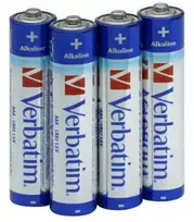 Verbatim Alkaline AAA Batteries 4pcs