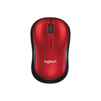 LOGITECH M185 Mouse optical wireless 2.4 GHz USB wireless receiver red