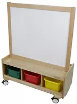 MASTERKIDZ dvipusė kreidinė ir magnetinė rašymo lenta
