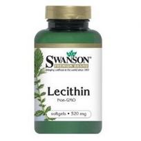 Swanson Premium Brand Lecitinas (Be GMO) 1200 mg N90 maisto papildas