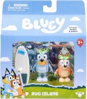 Figūrėlių rinkinys Tm Toys Bluey Rug Island, 2 vnt., įvairių spalvų