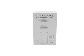 „Airscape“ nerūdijančio plieno aromato indas, vidutinio dydžio, matinis baltas