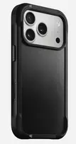 „NOMAD Rugged Leather Case“ – odinis dėklas „iPhone 17 Pro“, suderinamas su „MagSafe“, pagamintas iš „Horween“ odos (juodos spalvos) [eiti]