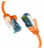 EFB RJ45 jungiamasis kabelis su Cat7 neizoliuotu kabeliu, 50,00 m, oranžinis