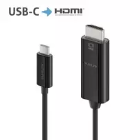 PureLink USB-C to HDMI Cable, Active 4K 1.0m, Black