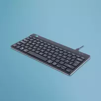„R-Go“ klaviatūra „Compact Break“ su JK išdėstymu     su laidu  juoda