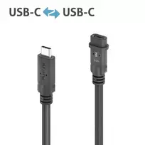 PureLink PI6630-030 USB kabelis USB4 Gen 2x2 3 m USB C 20Gbit/s 100 W Juoda