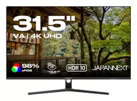 JAPANNEXT JN-V315UHDR kompiuterio monitorius 80 cm (31.5") 3840 x 2160 pikseliai 4K Ultra HD LCD Juoda