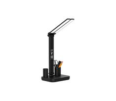 LED reguliuojamas įkraunamas stalinis šviestuvas NOBLITE P LED/5W/5V 3000/4000/6000K 2200mAh juodas
