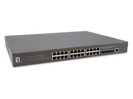 LevelOne GTP-2871 network switch Managed L3 Gigabit Ethernet (10/100/1000) Power over Ethernet (PoE) Grey | 410806  | 4015867228593